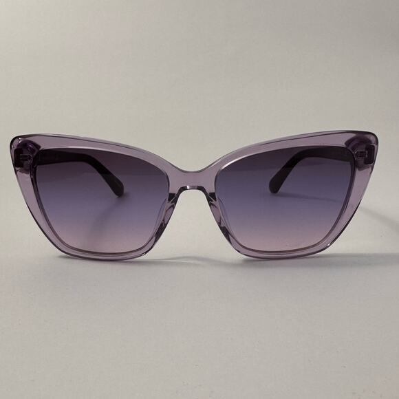 Kate Spade Lavender Cat-Eye Sunglasses LUCCA/G/S78914 Floral Arms Gradient Lens - Picture 4 of 9